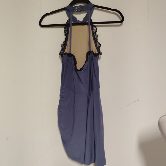 Weissman Lanterns Lit Asymmetrical Lace Halter Dress ballet Costume Adult Small - Picture 5 of 10